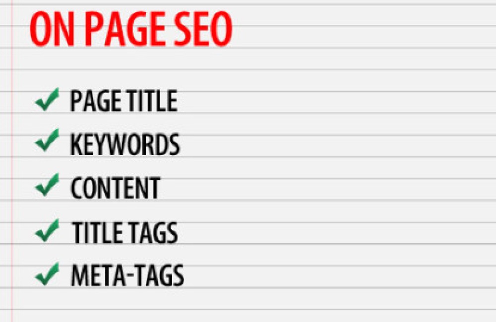 A Few Simple Tips For On Page SEO