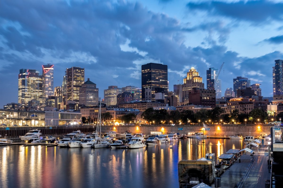 Montreal skyline representing SEO services in Montreal
