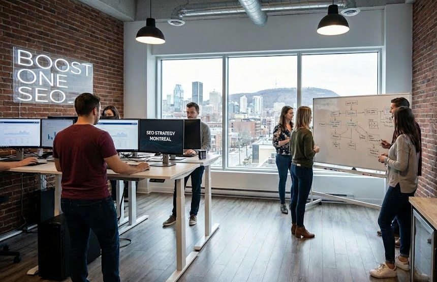 Entreprise SEO à Montréal aidant les entreprises à croître avec la recherche organique