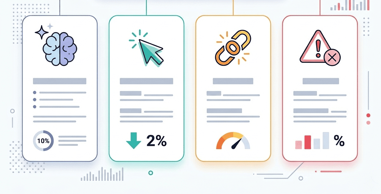 AI Search Exposure Score model (0–100)