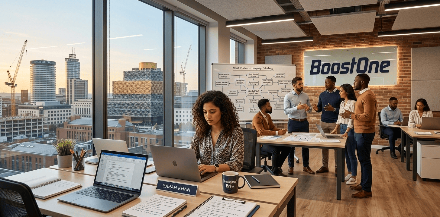 Birmingham SEO agency helping UK businesses grow organic search visibility on Google