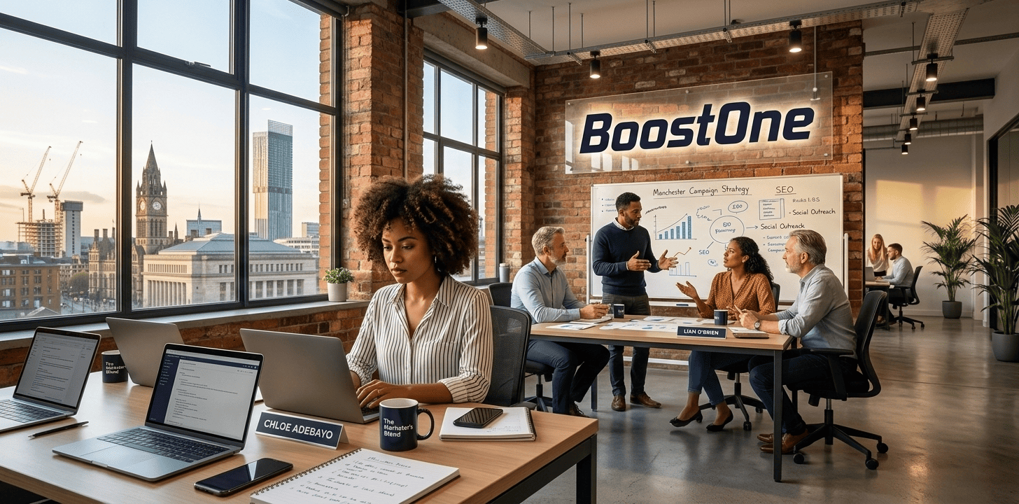 Manchester SEO agency helping UK businesses grow organic search visibility on Google