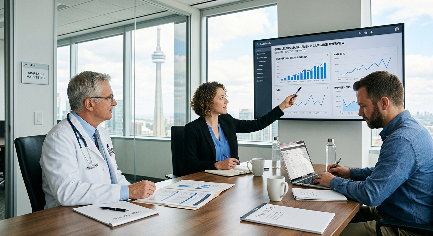 Google Ads management for clinics