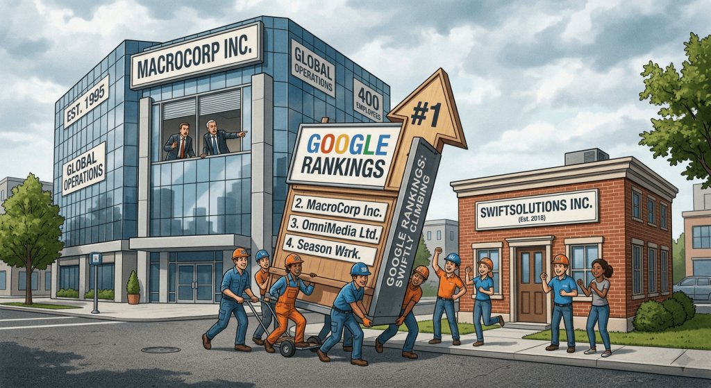 How a Company Half Your Size Is Stealing Your #1 Spot on Google