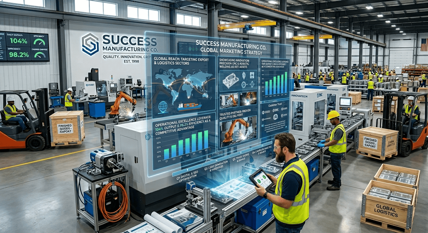 Content strategy and topic cluster planning for a manufacturer