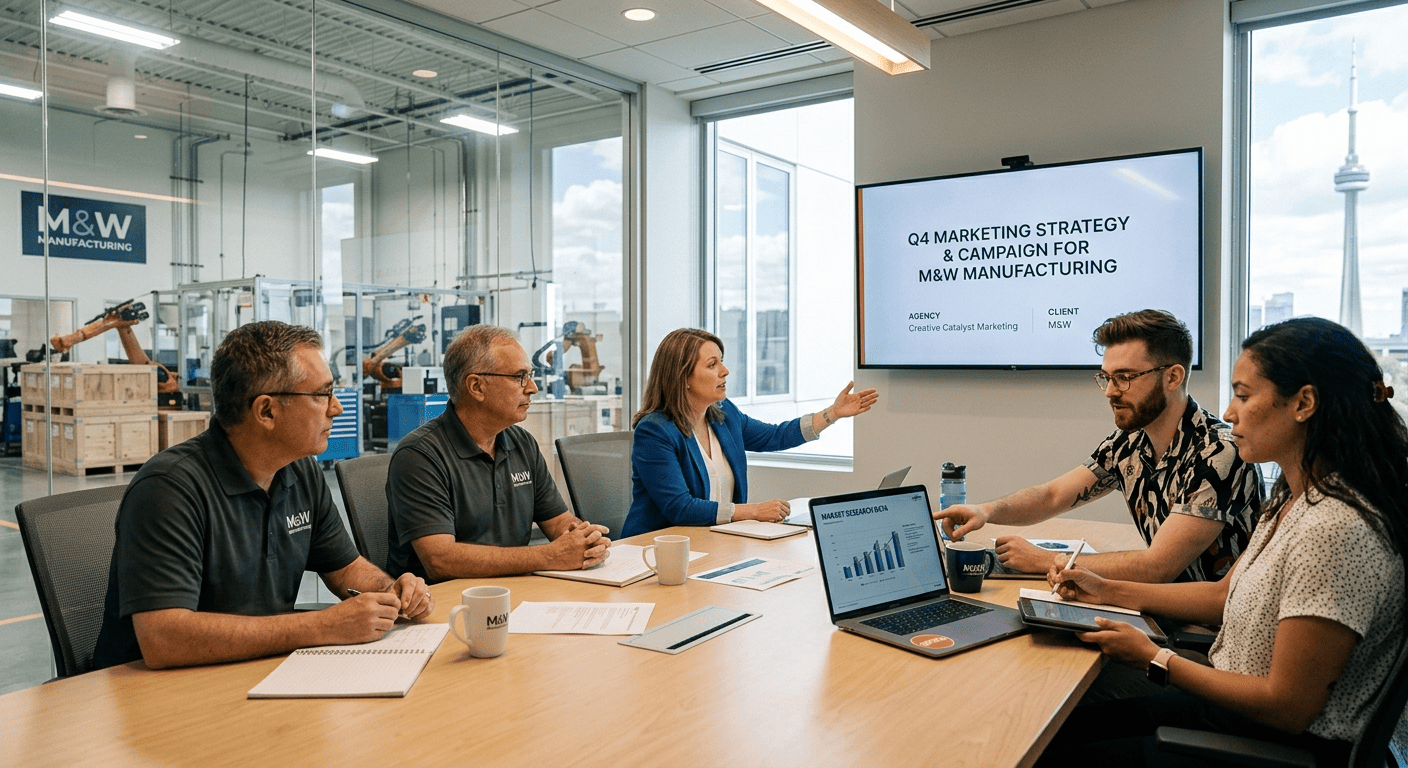 High-converting website structure strategy for a manufacturer