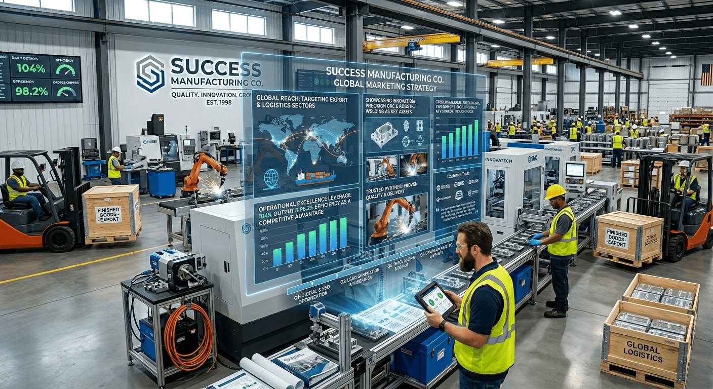 GEO working alongside SEO, content, and web design for a manufacturer
