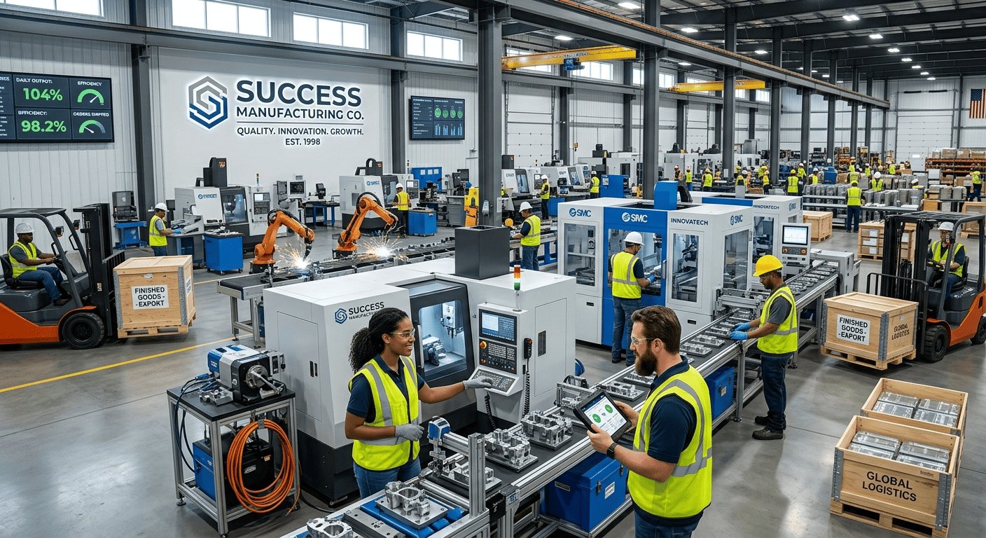 Sales enablement and content distribution for a manufacturing company