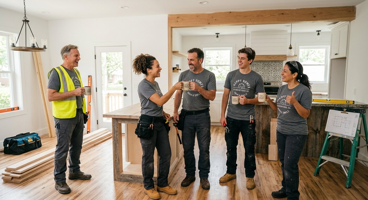 Successful renovation company marketing