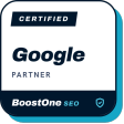 Certified Google Partner, Boost One SEO Montreal
