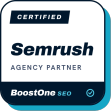 Certified Semrush Agency Partner, Boost One SEO Montreal
