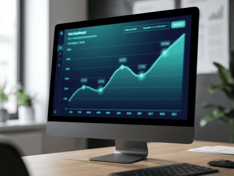 SEO services in Montreal, organic traffic dashboard