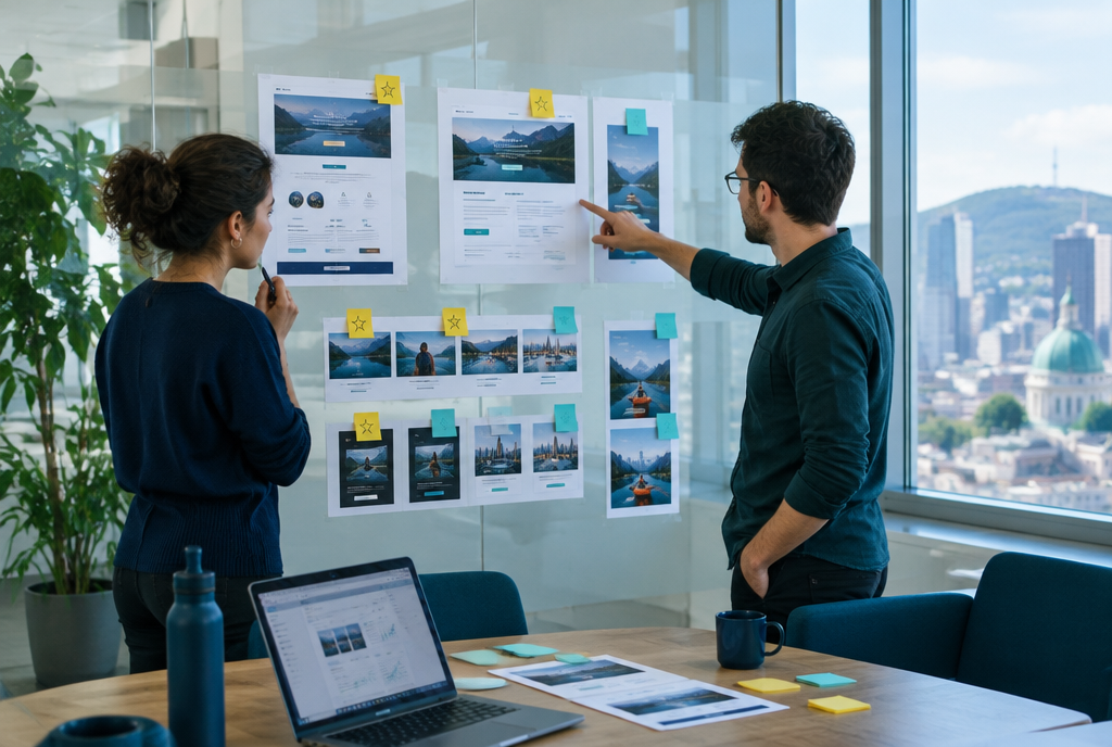 Tests de pages d'atterrissage et d'annonces pour Google Ads &agrave; Montr&eacute;al, sp&eacute;cialistes comparant des variantes de pages