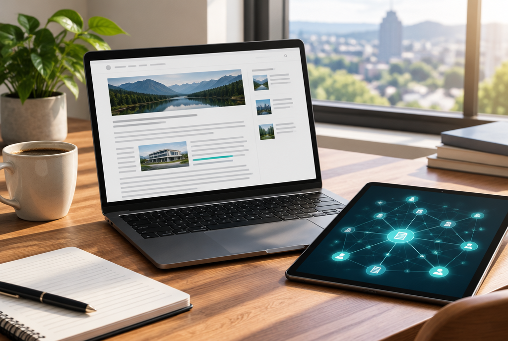 Services de cr&eacute;ation de liens &agrave; Montr&eacute;al, mention &eacute;ditoriale d'un site Web et r&eacute;seau d'autorit&eacute; &agrave; l'&eacute;cran