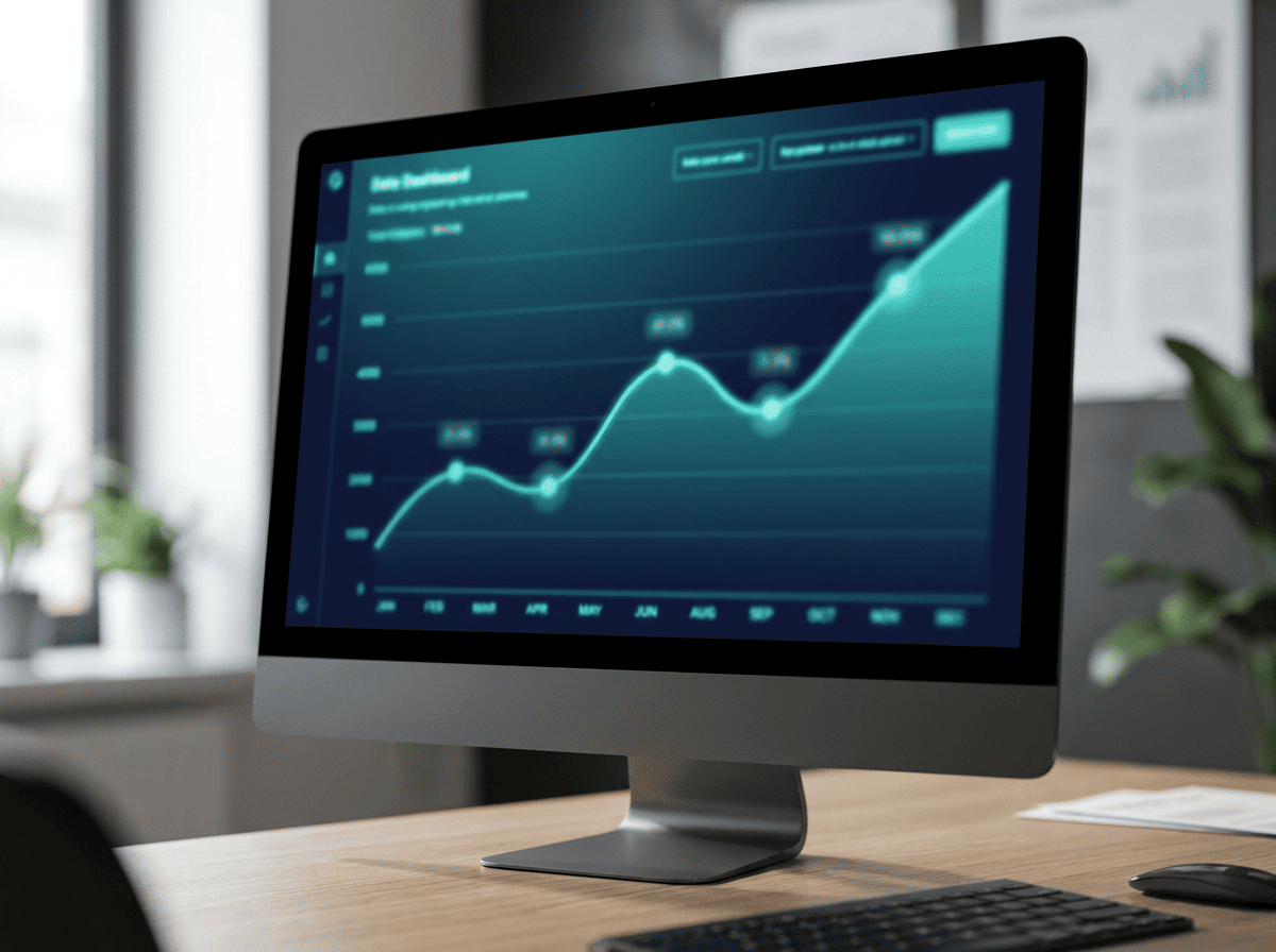 SEO services in Montreal, organic traffic dashboard